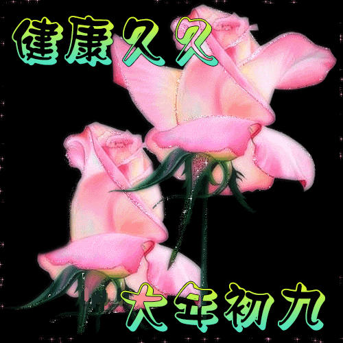 2022大年初九祝福问候动态图片,正月初九的问候语拜年祝福语