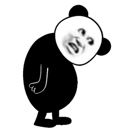 表情包抖音超火动态熊猫头