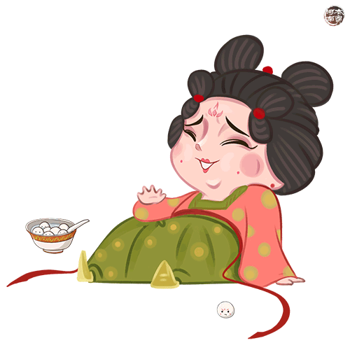 《唐宫夜宴》的表情包"唐墩儿"来啦,超好玩儿