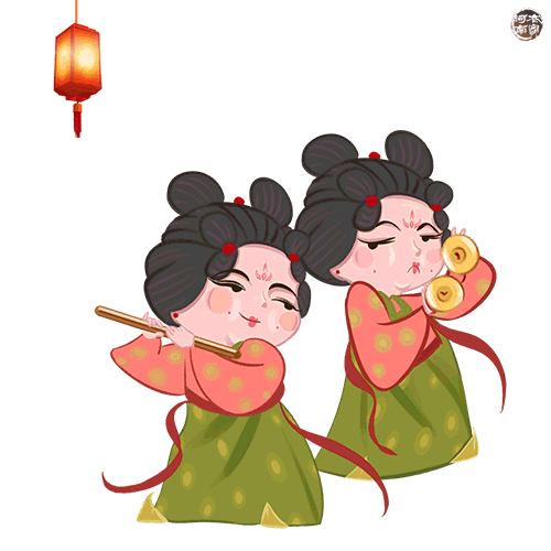 《唐宫夜宴》的表情包"唐墩儿"来啦,超好玩儿