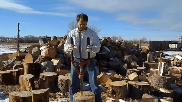 chopper|歪果仁的奇葩发明，造型独特的斧头，劈柴如开挂