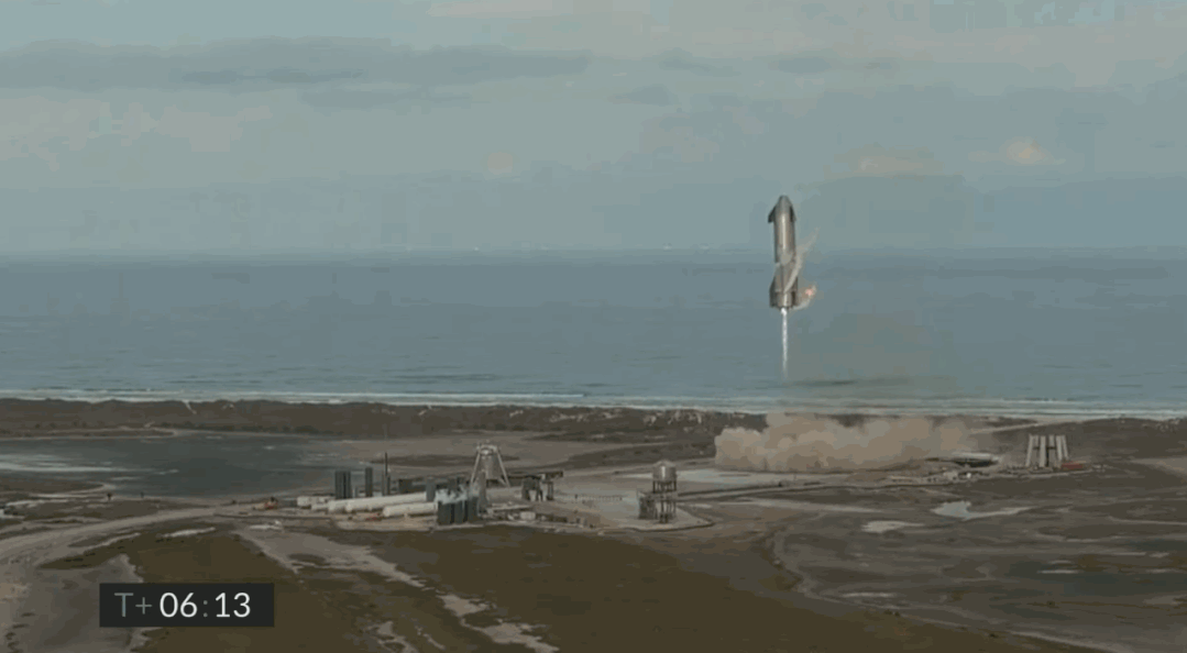 spacex|功败垂成！SpaceX星舰SN10成功着陆，却意外爆炸