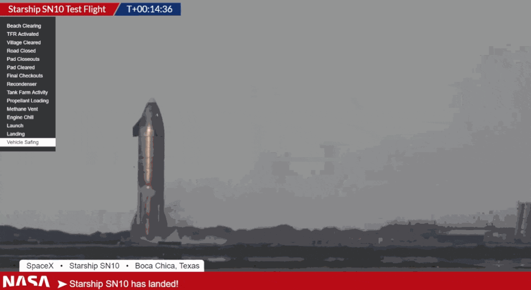 spacex|功败垂成！SpaceX星舰SN10成功着陆，却意外爆炸