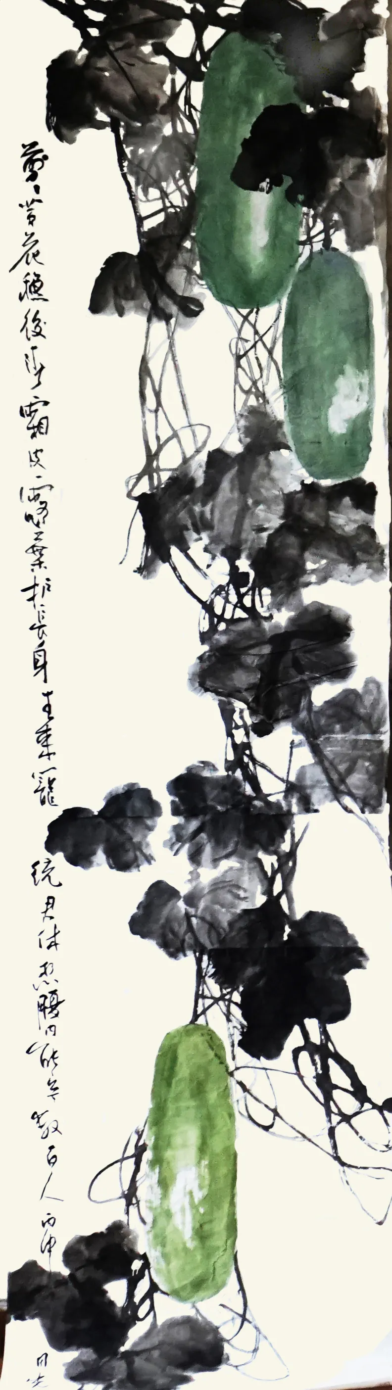 刘同光水墨写意藤蔓系列