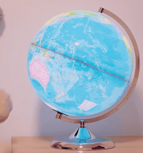 地球仪|机器压成的地球仪，纸张怎么完美贴合成曲面？