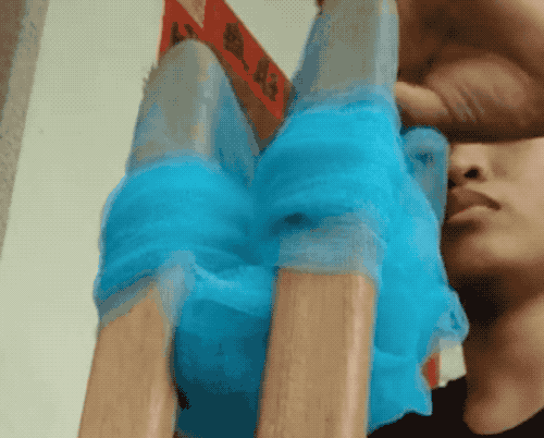 浴球|浴球是怎么做成花的？竟然真是人手一朵朵扎的