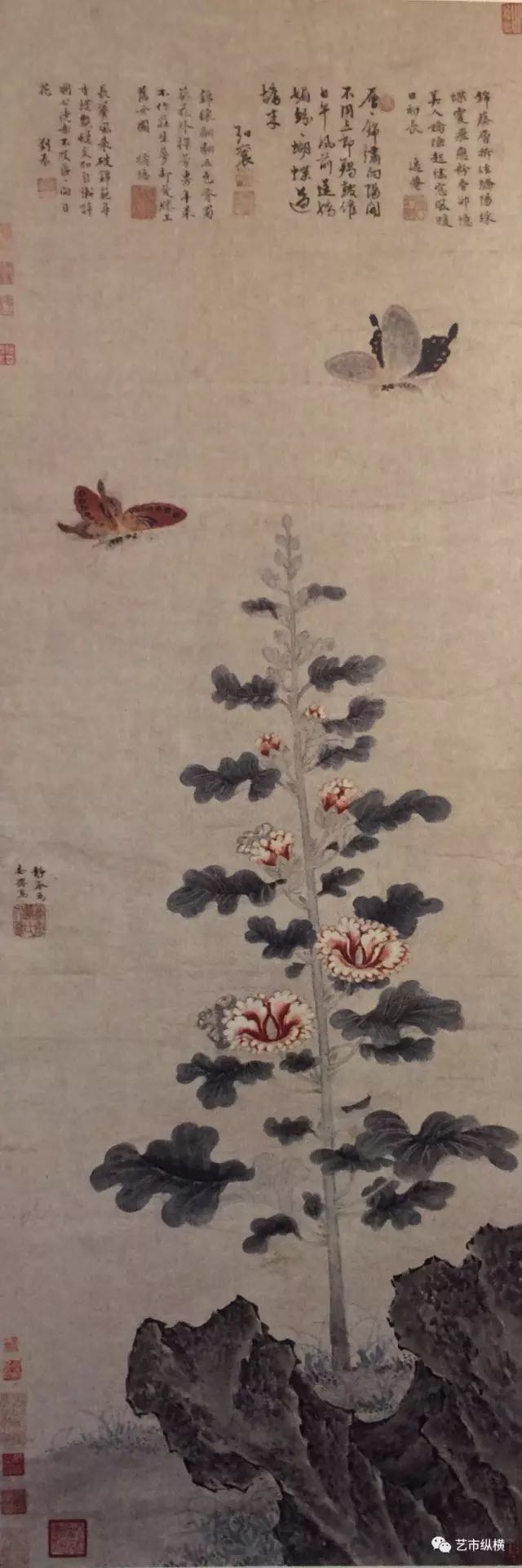 徐熙的花鸟;北宋赵昌的花,崔白的雀,吴元瑜的花鸟;南宋吴炳的折枝