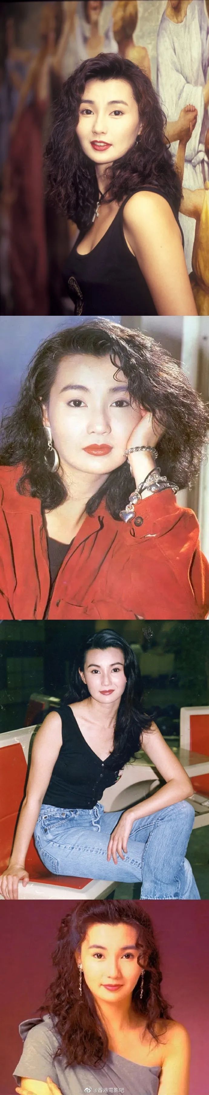 风华绝代的香港波浪卷大美女她们发量都好多噢