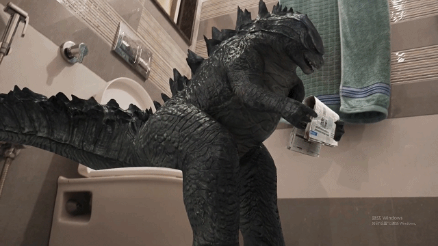 哥斯拉成了老大爷退休生活是去明日之后溜圈