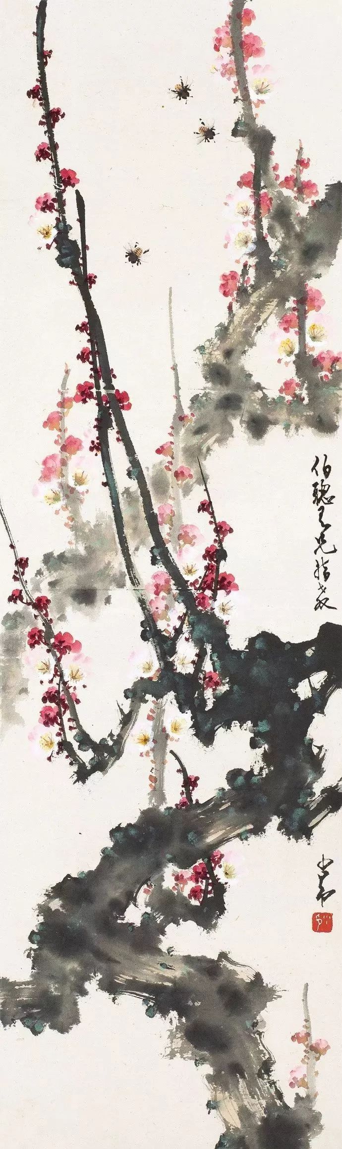 赤羽根 一司 水墨画 箱あり