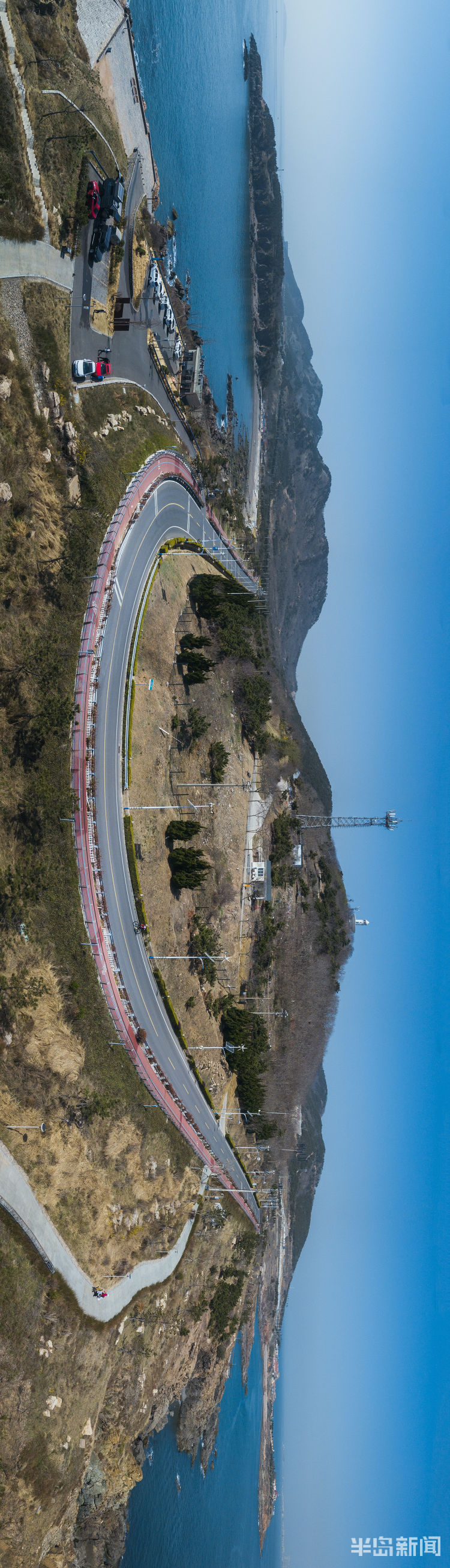九龙山路是一条特色鲜明的环海路