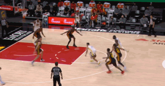 老鹰双杀勇士!库里复出空砍37分遭遇三