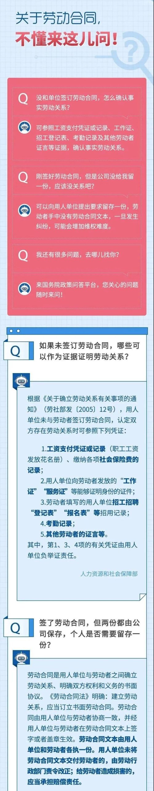 法治嘉祥 今日普法 没签劳动合同 怎么证明劳动关系 腾讯新闻