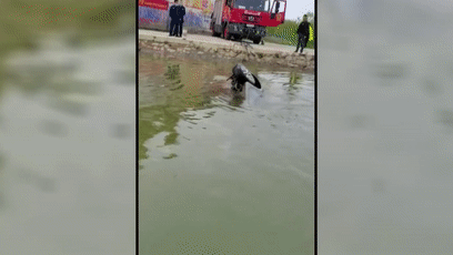 信阳男子失踪六天后，车从河中打捞出！人在车中不幸溺亡！