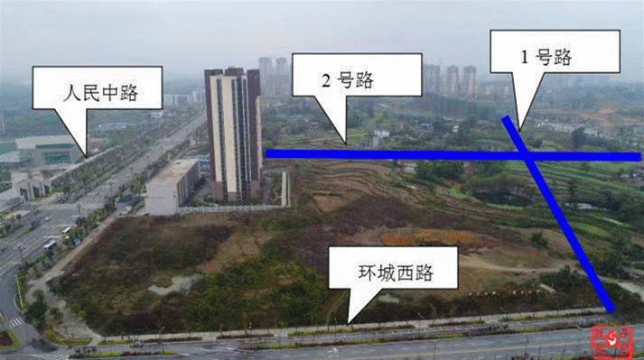 隆昌城区道路修建进展来啦,还有2条即将动工