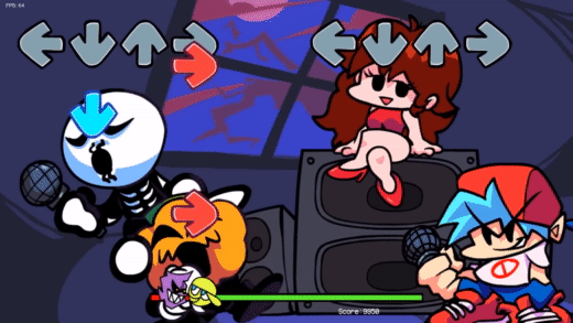 呈现到游戏里,《周五夜放克》倒是个有些"古朴"的音乐游戏,在"故事