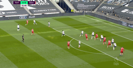 热刺2-1圣徒,贝尔破网,穆帅离队就赢球