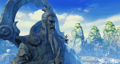 这次我要说的是《梦幻新诛仙》手游,看到这场景没,青云山仙气飘渺