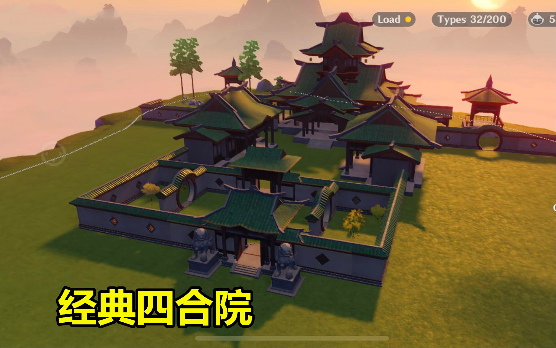 《原神》玩家脑洞大开在庄园里建了一个巨型"狗爪"!