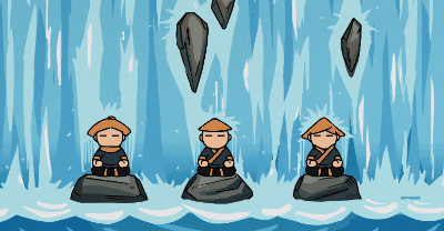 且随疾风前行所以在哥哥永恩前往村中著名的剑术道场求学精进时,亚索