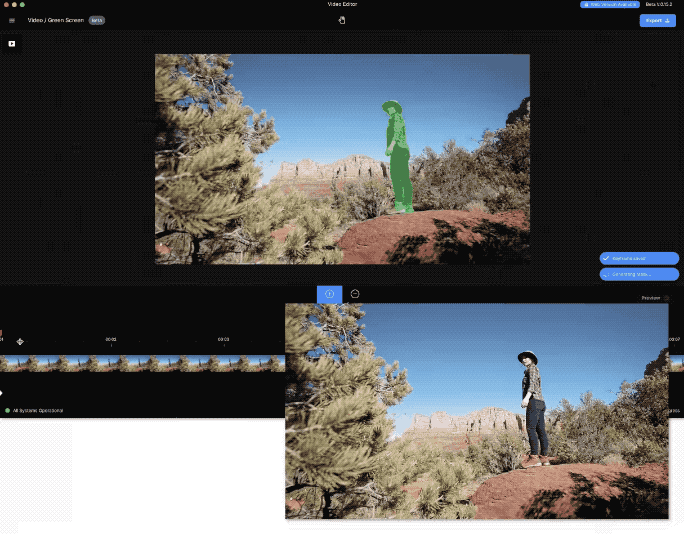 免费还有 ai 加持,我这样给视频换背景