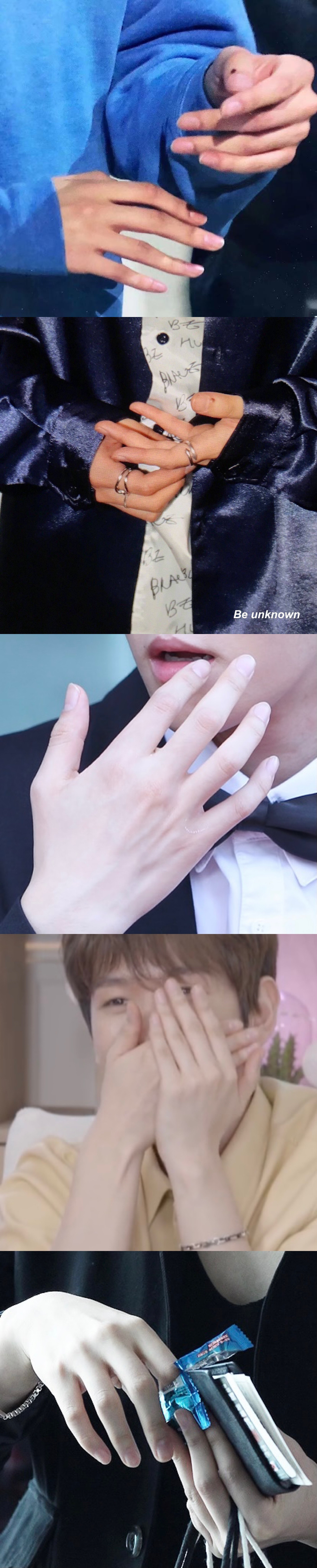 边伯贤的手看也看不够