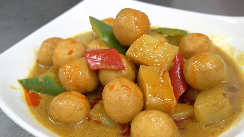 curry fish balls