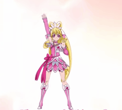 光之美少女》星之守护者拉克丝的舞蹈动作来自动漫第二季的op动漫《为