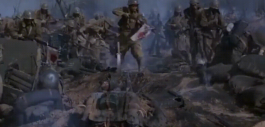 这意味着影片中战争场面所占的比例要相当大.