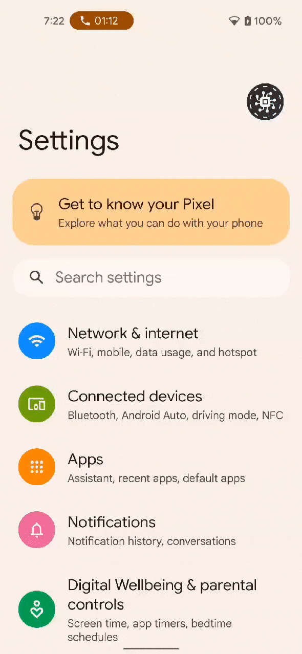 android 12细节改进:状态栏可显示通话时长_腾讯新闻