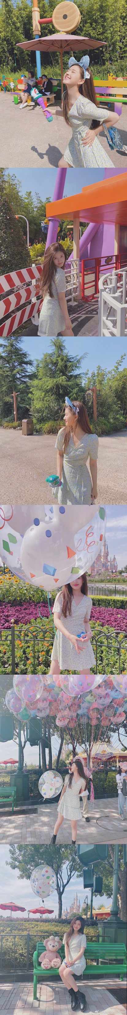 快来看各大女明星迪士尼穿搭赵露思鞠婧祎徐璐