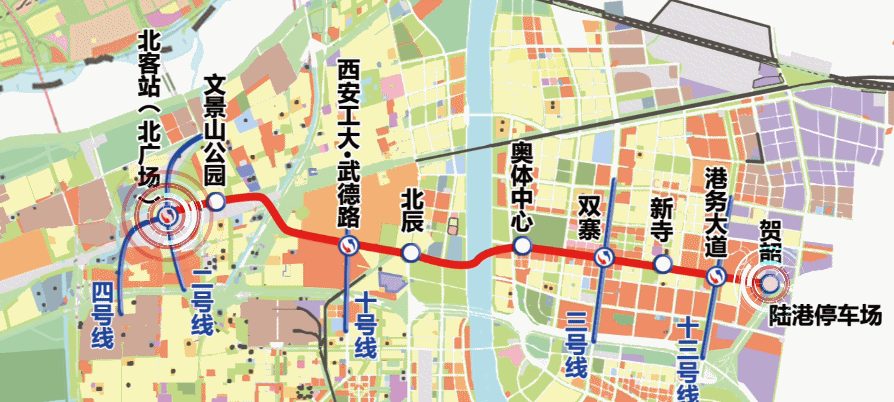 西安地铁14号线今日开通北客站到奥体中心仅需10分钟