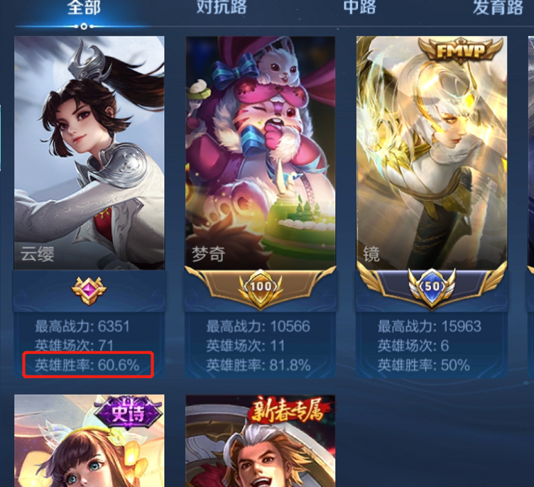 新英雄云缨上架仅3天首位国服玩家出现他的id名字是重点