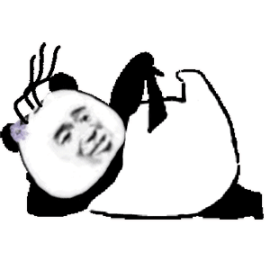 沙雕熊猫头表情包|每个都是经典