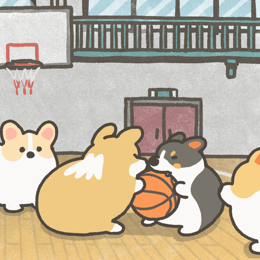 表情包柯基の篮球