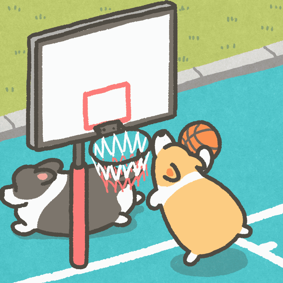 表情包柯基の篮球