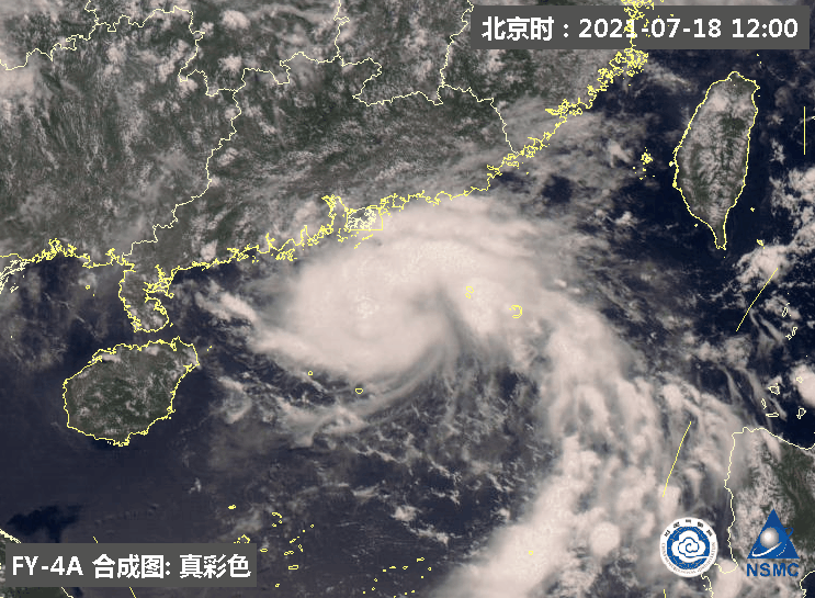 今年第6号台风"烟花"(热带风暴级) 在菲律宾以东洋面上生成