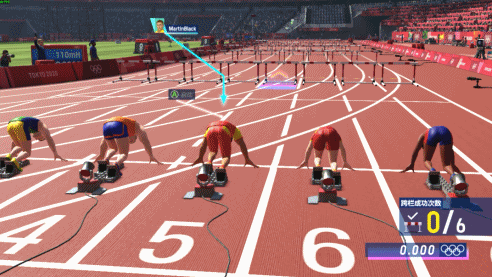 结果是我想多了,110 米栏只是多了个推动摇杆来跨栏的动作而已.