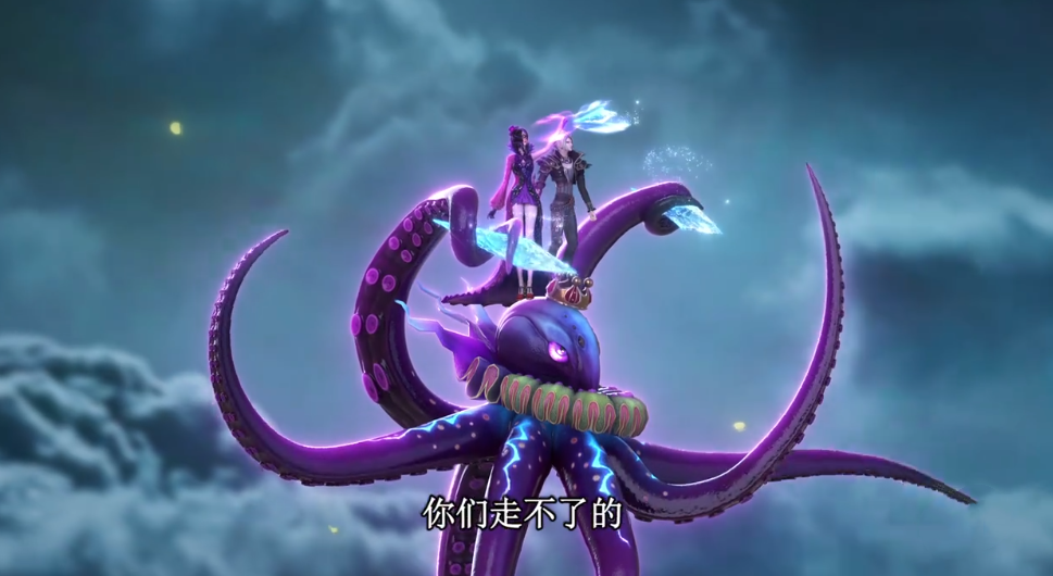 毒娘娘毒夕绯和雷电尊者庞尊,作为以人造之力增强而同期登上灵犀阁之
