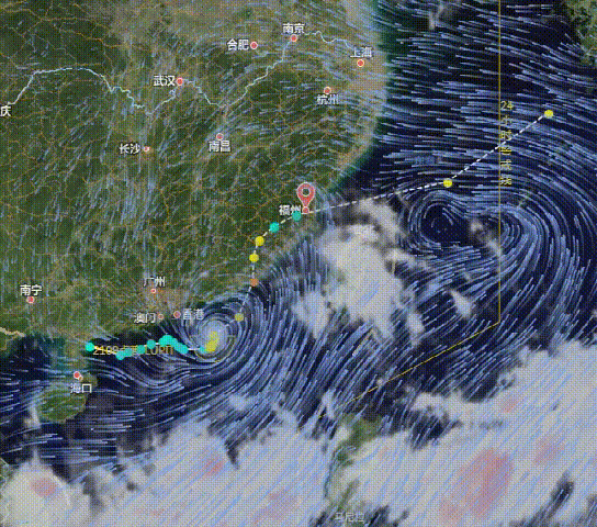 终于等到你,9号台风"卢碧"趋向闽南沿海!
