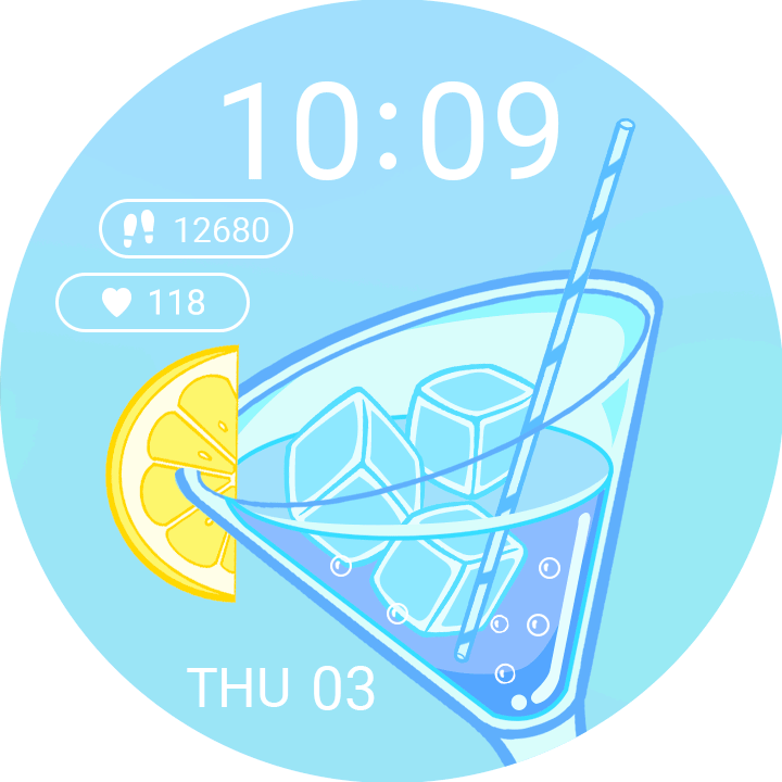 动态表盘(三): 冰镇苏打水