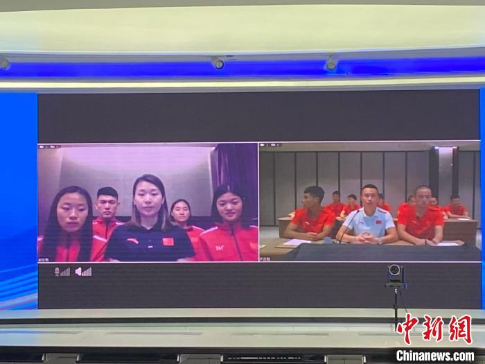 线上媒体见面活动现场。赵丹媚 摄