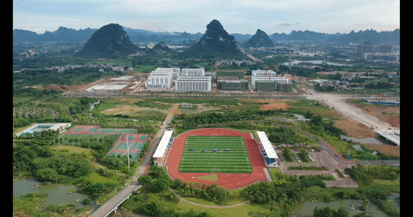 可容纳5000名学生就学办学规模达100个班柳江中学新校区正式启用啦