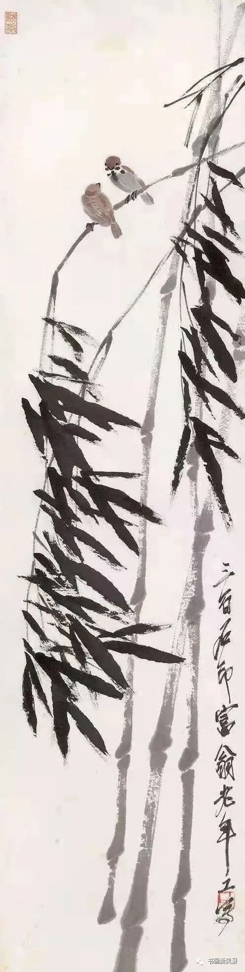 齐白石写竹,写的就是情趣!