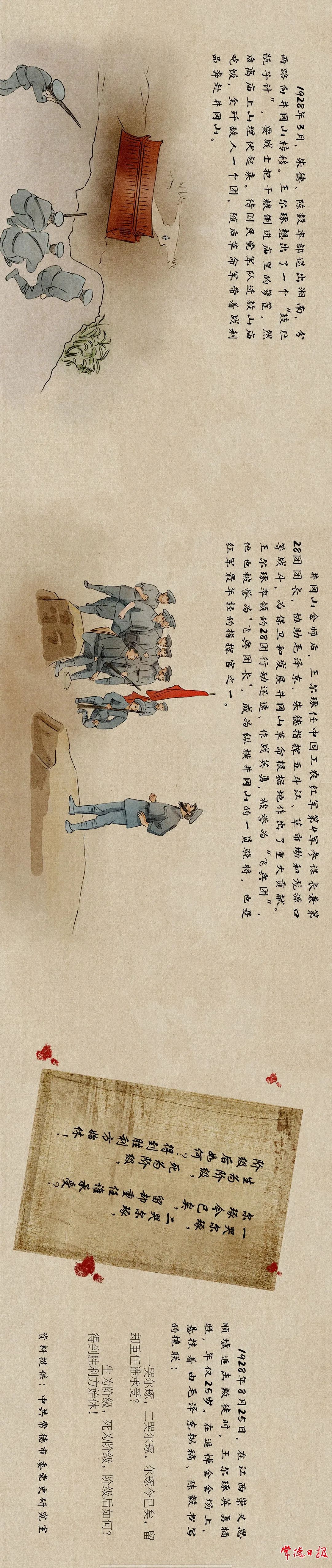 常德党史人物故事连环画之红军将领王尔琢