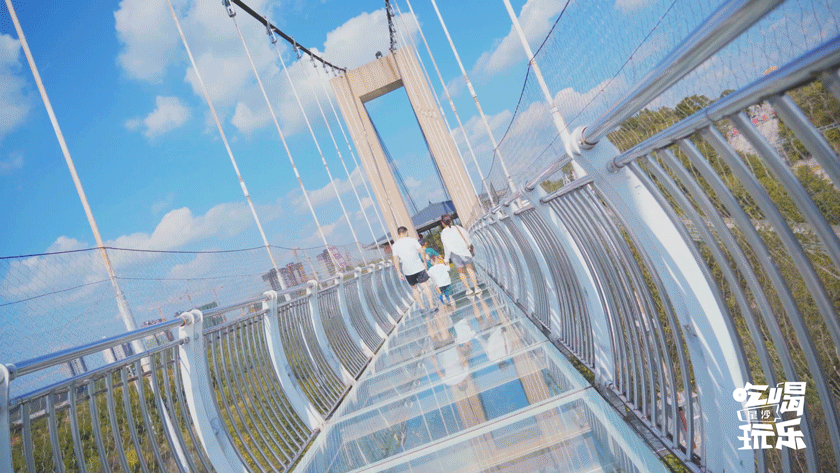 浔龙河樱花谷玻璃桥图片