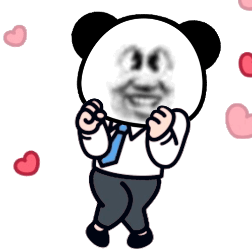 熊猫头表情包i抓到你了死鬼