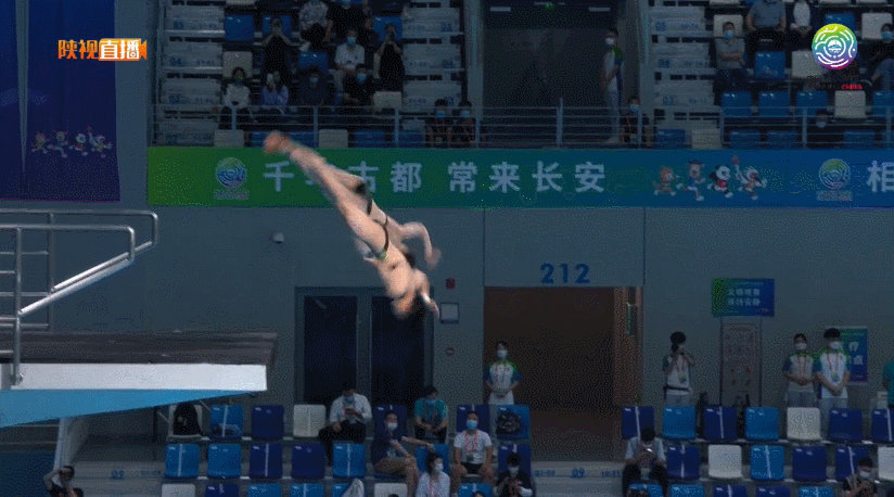刚刚全红婵领衔广东队夺冠团宠笑声超治愈陕西队获全运会跳水女子团体