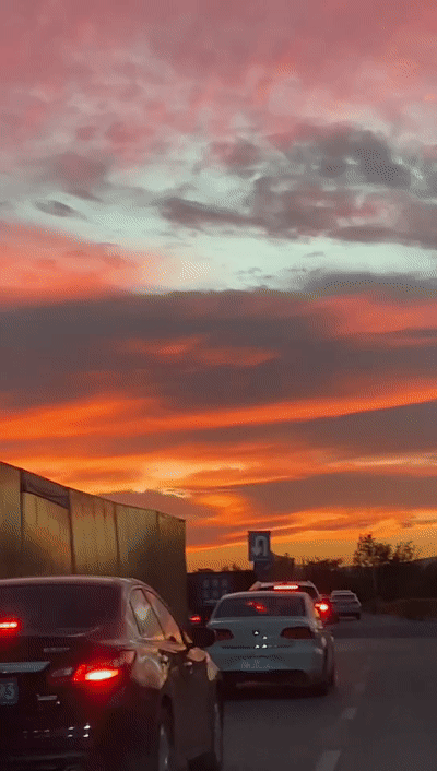 的晚霞是甜甜的糖果色抬头即见的幸福徐州允你纷纷被这一美景刷屏徐