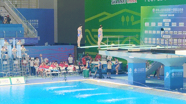 跳水运动员跳板图片